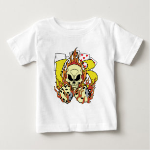 T-shirt Pour Bébé 13 matrices et crânes chanceux