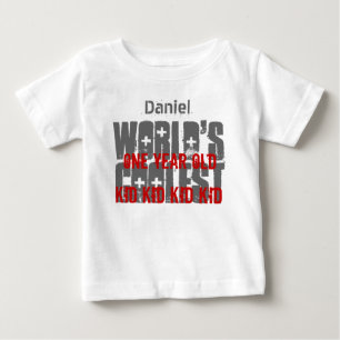 T-shirt Pour Bébé 1er anniversaire Cadeau le plus frais du monde 1 a
