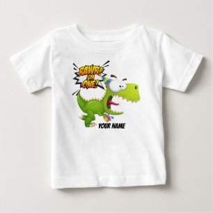T-shirt Pour Bébé 1er anniversaire Rawr Dinosaur