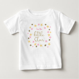 T-shirt Pour Bébé 1er anniversaire Twinkle Little Star Baby Girl