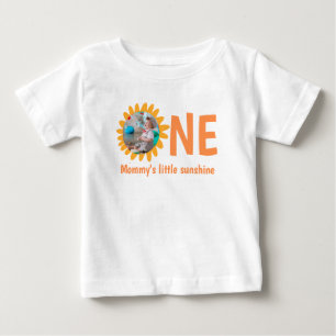 T-SHIRT POUR BÉBÉ 1ER ANNIVERSAIRE VÊTEMENTS DE BÉBÉ PHOTO PERSONNAL