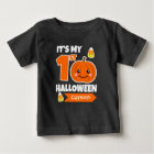 1ère chemise d'Halloween personnalisée pour bébé -