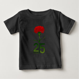 T-shirt Pour Bébé 25 avril, Révolution de la Carnation, Portugal