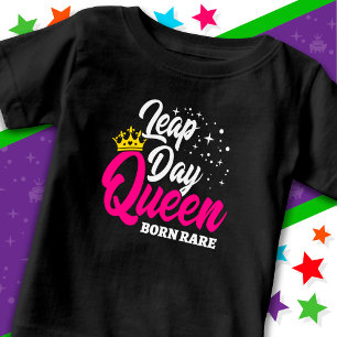 T-shirt Pour Bébé 29 févr. Jour bissextile Reine Année bissextile An