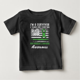 T-shirt Pour Bébé 2 ans Cancer Sans Hodgkins Lymphoma Survivant