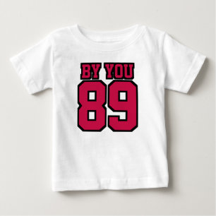 T-shirt Pour Bébé 2 Côté BLANC CRIMSON ROUGE NOIR Un pièce Jersey