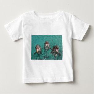 T-shirt Pour Bébé 3 dauphins