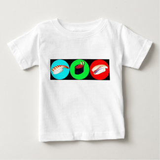 T-shirt Pour Bébé 3 peu de Sushies