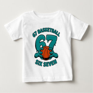 T-shirt Pour Bébé 67 Basketball Six Seven Sports Mème