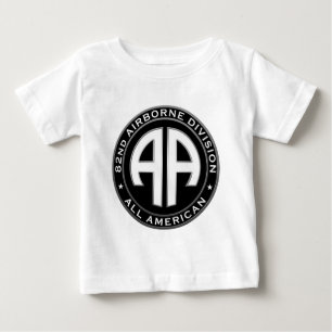 T-shirt Pour Bébé 82e division aéroportée Patch Décontracté