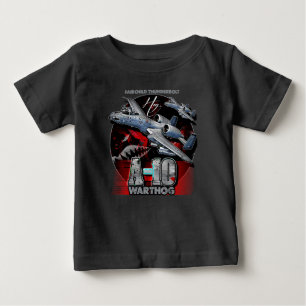 T-shirt Pour Bébé A10 Warthog Fairchild Thunderbolt USAF Fighter Air