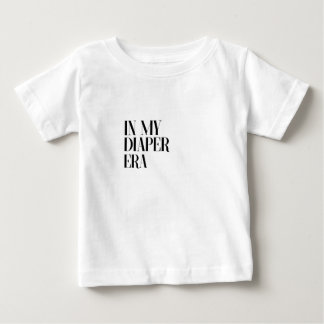 T-shirt Pour Bébé À mon ère de couche