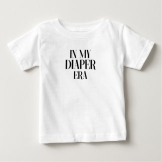 T-shirt Pour Bébé À mon ère de couche
