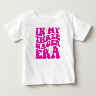 T-shirt Pour Bébé À mon ère de trois ans