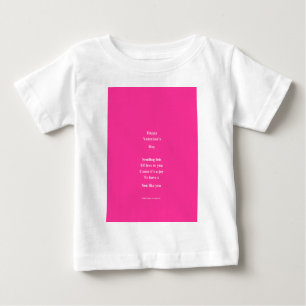 T-shirt Pour Bébé À mon fils Valentine's Day