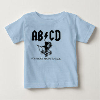 T-shirt Pour Bébé AB/CD- pour ceux environ pour parler le bébé