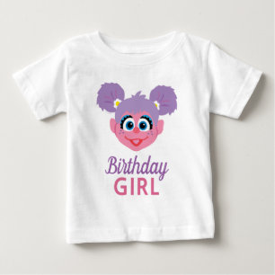 T-shirt Pour Bébé Abby Cadabby Visage Fleur Fille d'anniversaire