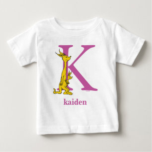 T-shirt Pour Bébé ABC du Dr Seuss : Lettre K - violet   Ajouter Votr