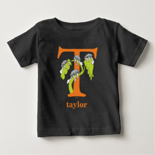 T-shirt Pour Bébé ABC du Dr Seuss : Lettre T - Orange   Ajouter Votr