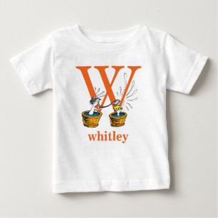 T-shirt Pour Bébé ABC du Dr Seuss : Lettre W - Orange   Ajouter Votr