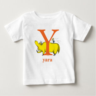 T-shirt Pour Bébé ABC du Dr Seuss : Lettre Y - Orange   Ajouter Votr