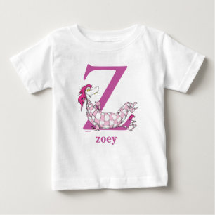 T-shirt Pour Bébé ABC du Dr Seuss : Lettre Z - Violet   Ajouter Votr