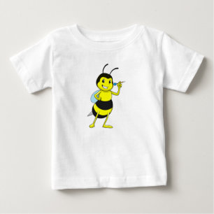 T-shirt Pour Bébé Abeille aux fléchettes avec tarte