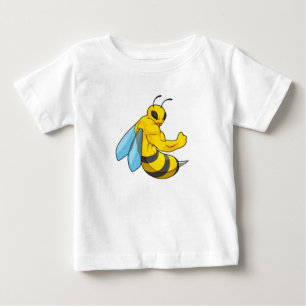 T-shirt Pour Bébé Abeille comme culturiste