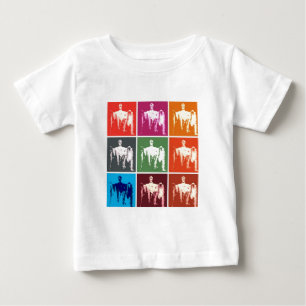 T-shirt Pour Bébé Abstrait commémoratif Lincoln