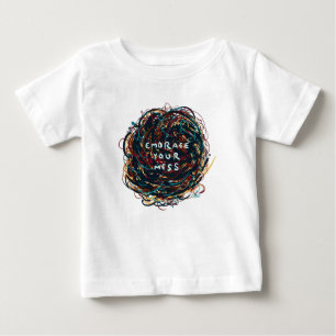 T-shirt Pour Bébé Acceptez votre Mess