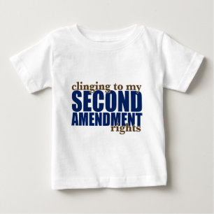 T-shirt Pour Bébé Accrochage vers mes deuxièmes droites d'amendemen