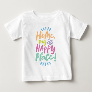 T-shirt Pour Bébé ACCUEILLE mon Happy Place ! Abri en place - Corps 