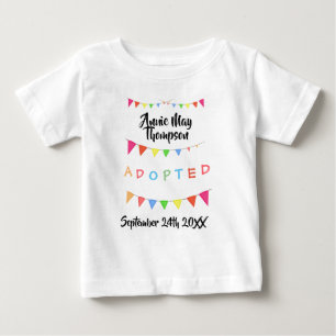 T-shirt Pour Bébé Adopté par Foster Care - Custom Name Shirt