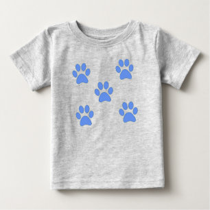 T-shirt Pour Bébé Adorable Empreinte de patte