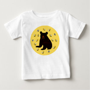 T-shirt Pour Bébé Adorable Petit Miel Ours