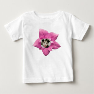 T-shirt Pour Bébé Adorablement mignon bébé souriant bébé Opossum Flo