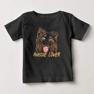 T-shirt Pour Bébé Adulte berger australien