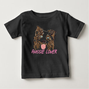 T-shirt Pour Bébé Adulte berger australien