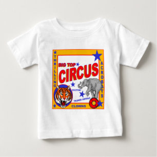 T-shirt Pour Bébé Affiche vintage de cirque