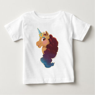 T-shirt Pour Bébé Afro Unicorn Divine la licorne