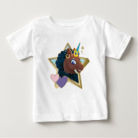 Afro Unicorn étoile magique