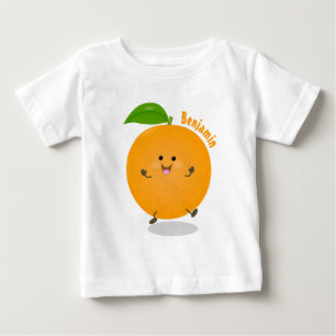 T-shirt Pour Bébé Agréable agrumes d'orange