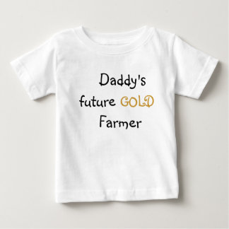 T-shirt Pour Bébé Agriculteur de l'or du papa