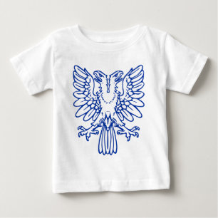 T-shirt Pour Bébé Aigle à deux têtes - bleu marine