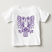 Aigle à deux têtes - violet profond
