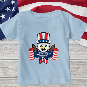 T-shirt Pour Bébé Aigle Américain Patriotique Joyux 250e Anniversair