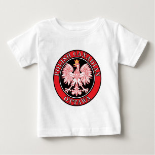 T-shirt Pour Bébé Aigle du Canada polonais d'Ottawa