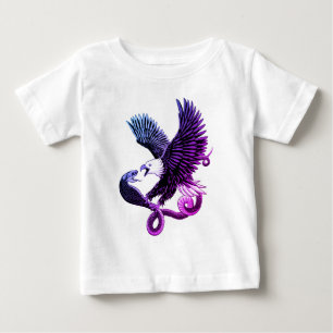 T-shirt Pour Bébé Aigle et serpent