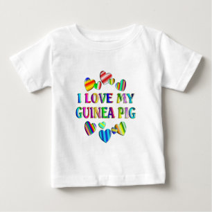 T-shirt Pour Bébé Aimez mon cobaye