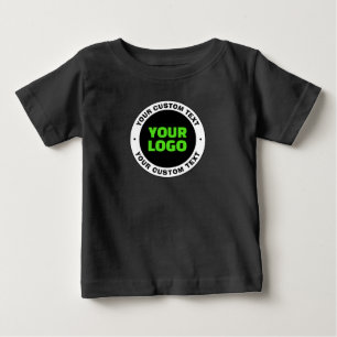 T-shirt Pour Bébé Ajoutez votre propre logo d'entreprise ou votre co